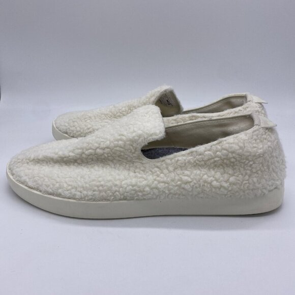 Allbirds Merino Wool Lounger Fluffs Men\'s 13 White Sherpa Slip On Loafer Sneaker main image 11